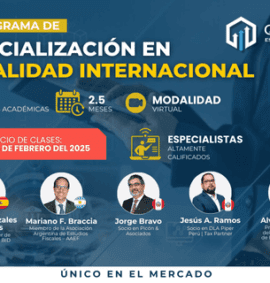 IV Programa de Especialización en Fiscalidad Internacional